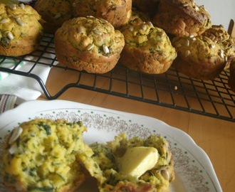 simple savoury muffins with left-over soup