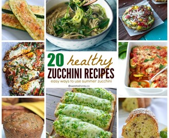 Healthy Zucchini Recipes| 20 Easy Ways to Use Zucchini