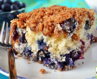 Blueberry Muffin Streusel Cake
