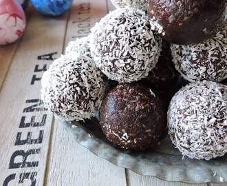 Bombones de chocolate y frutos secos (how to make no bake chocolate balls)