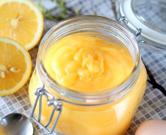 Lemon curd - muślinowy krem cytrynowy