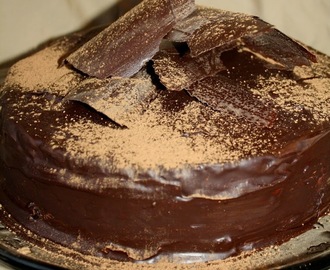 Gâteau chocolat-café en 5 couches