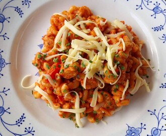 Macaroni in Italiaanse romige saus