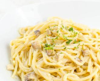 Vegane Spaghetti alla Carbonara in 20 Minuten