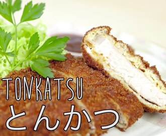 Filete de cerdo con salsa tonkatsu