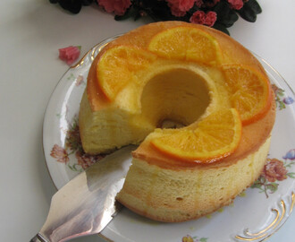 Orange Blossom Sponge Cake With Orange Syrup