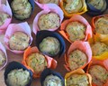 Piccoli muffins zucchine e noci