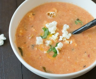 Creamy Cheddar Tomato Soup