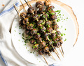 Grilled Mushrooms with Herbed Brown Butter Sauce