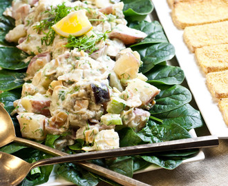 Tofu & Potato Salad – Vegetarian Dinner