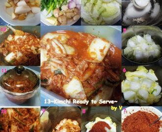 - 韩国泡菜的腌制方法Homemade Korean Kimchi -