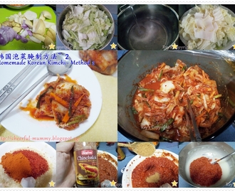 韩国泡菜的腌制方法2 Homemade Korean Kimchi Method 2