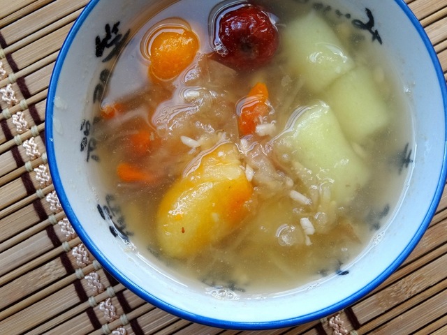 蜜棗酒釀蘋果地瓜圓 Sweet Potato Tapioca Balls in Apple Sweet Soup