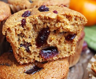 Gluten Free Cranberry Orange Muffins – paleo + clean