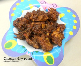 Chicken dry roast Kerala style / Kozhi varattiyathu / Kozhi peralan