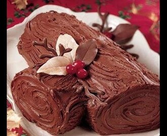 Cara Membuat Cake Batang Pohon Special Natal Enak dan Lembut