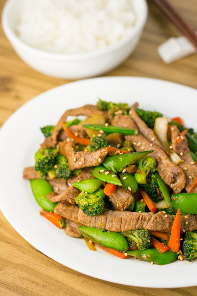 Mongolian Beef and Vegetables