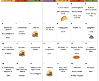 September’s Budget Menu Plan – 30 Days of Delicious Dinners for $229 with Free Printable Recipes and Grocery Lists