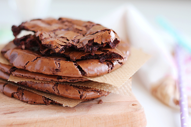 Glutenfria fudge brownie cookies