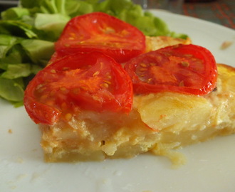 Quiche sans pâte à la tomate (WW)