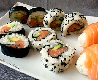 Sushi – 3 základní druhy (maki, uramaki, nigiri)