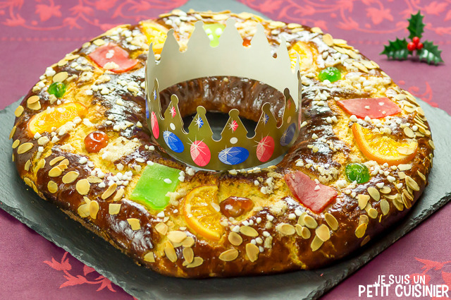 Recette de gâteau des Rois (brioche à la fleur d’oranger et fruits confits)