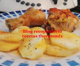 Pollo marroquí con patatas thermomix
