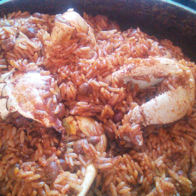 Bahamian Crab and Rice