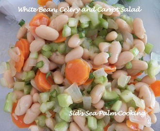 White Bean, Celery and Carrot Salad for SRC