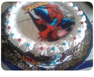 Gateau spiderman d'anniversaire  كعكة الميلاد سبايدرمان