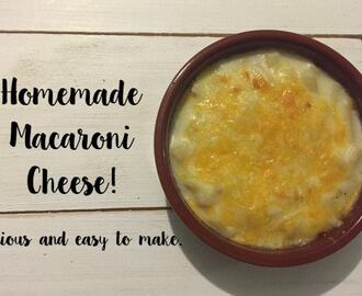 Homemade Macaroni Cheese….