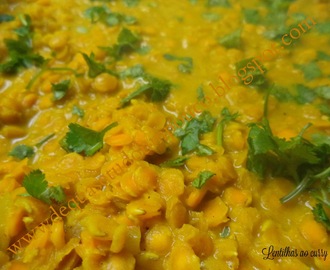Lentilhas ao curry