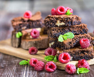 Vegan Brownies With Walnuts • Sugar Free And Gluten Free