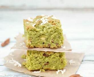 Gluten Free Matcha Coconut Bars and Giveaway!
