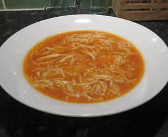 Soupe de tomates et vermicelles au thermomix