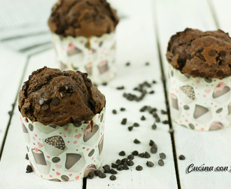 Muffin doppio cioccolato – ricetta veloce e senza burro!