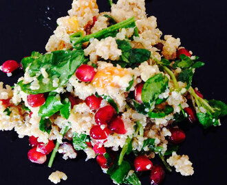 Salade de quinoa à la mangue et à la grenade par Sabina