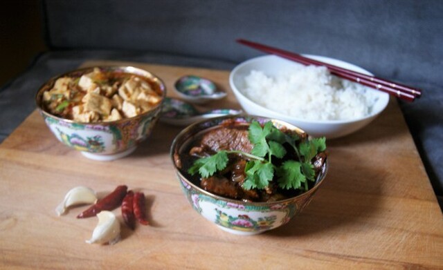 Mapo Tofu, Best Beef Stirfry + Cookbook Giveaway for the Chinese Mid-Autumn Festival