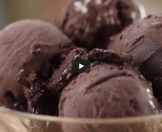 Chocolate Hazelnut Cookie Ice cream Recipe Video