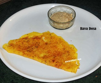 Rava Dosa Recipe For Breakfast