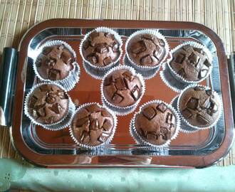 Kókuszos csokis muffin