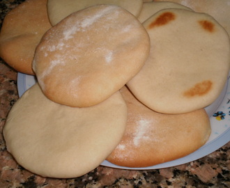 Receta de pan arabe