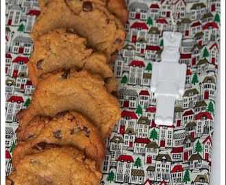 Cookies au beurre de cacahuètes et aux pépites de chocolat (cadeaux gourmands #4)
