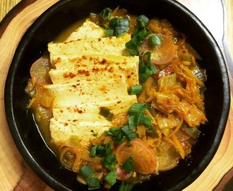 vegan Korean Kimchi Jjigae Stew