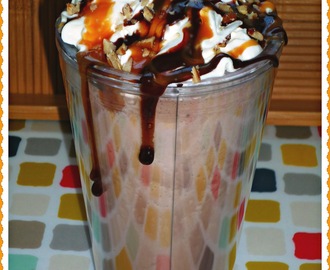 Recipes with Coffee #SundaySupper...Featuring Caramel Turtle Mocha Frappe