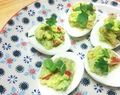 Recept gevulde eieren met guacamole
