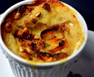 Eggless Bread Pudding| Baked Bread Pudding | Eggless Pudding Recipes