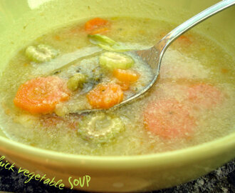 Male tajne: Gusta povrtna juha :: Thick vegetable soup