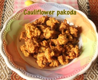 Cauliflower pakoda recipe – How to make cauliflower pakora (gobi pakoras) recipe – gobi recipes