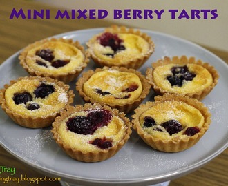 TART time: Mini mixed berry tarts